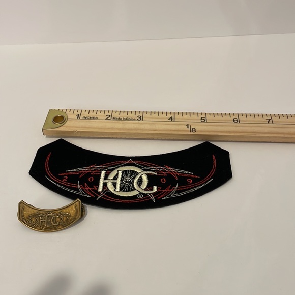 2009 Harley Davidson HOG Jacket Vest Patch and Pin Badge - Picture 6 of 6